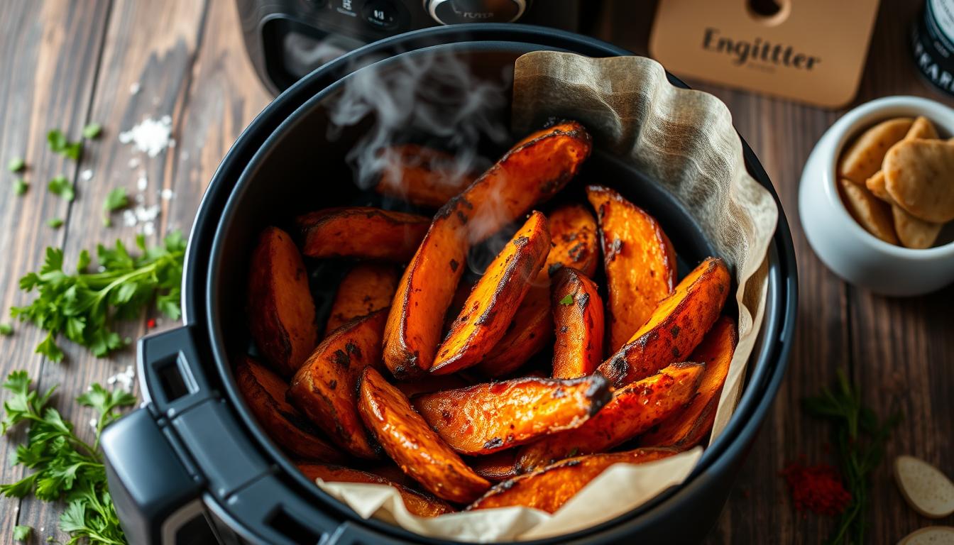 air fryer sweet potato