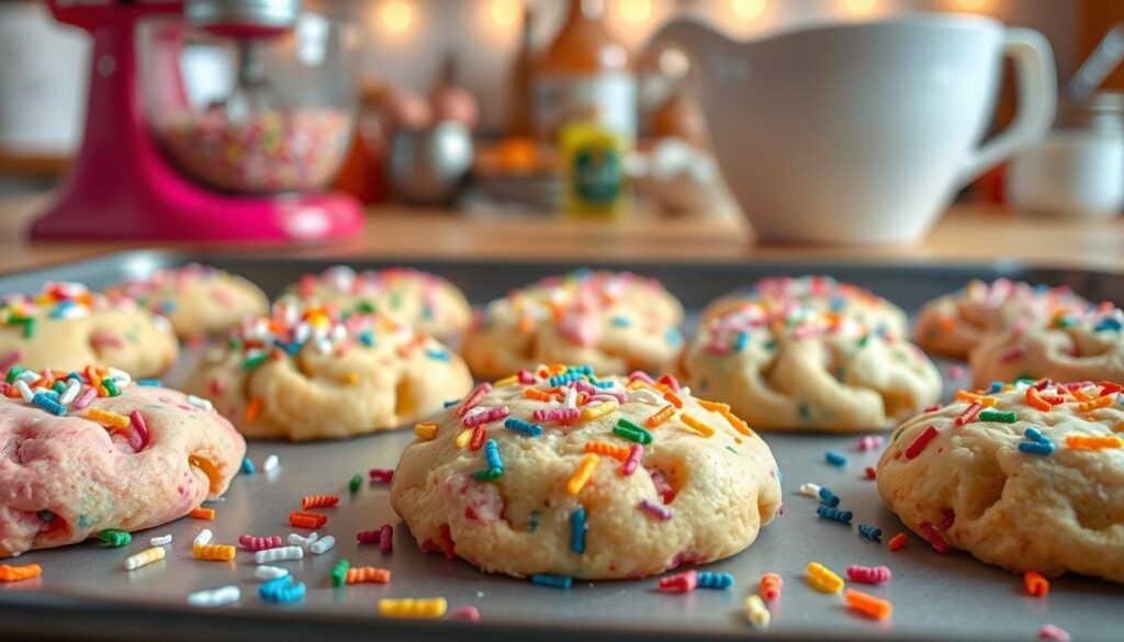 cake batter cookies