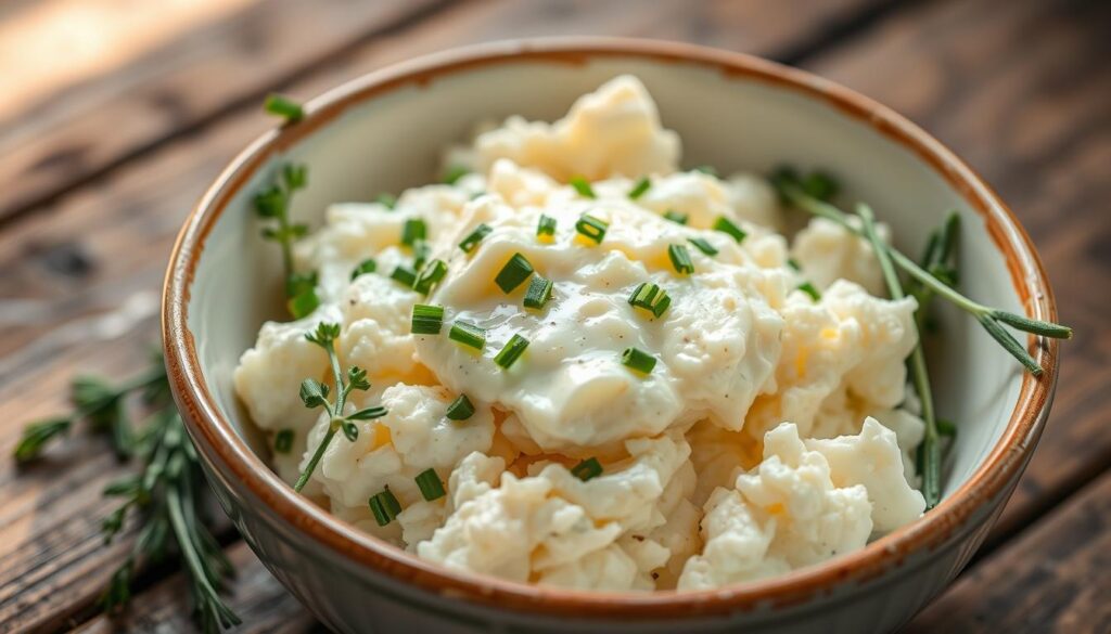 cottage cheese and eggs