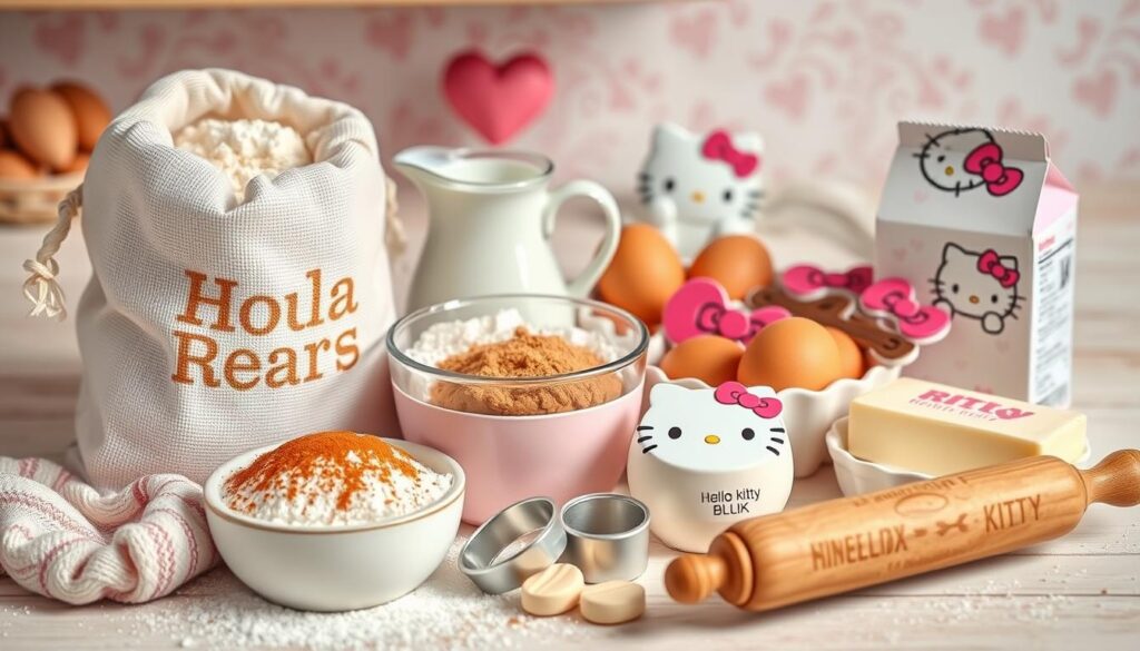 hello kitty baking ingredients