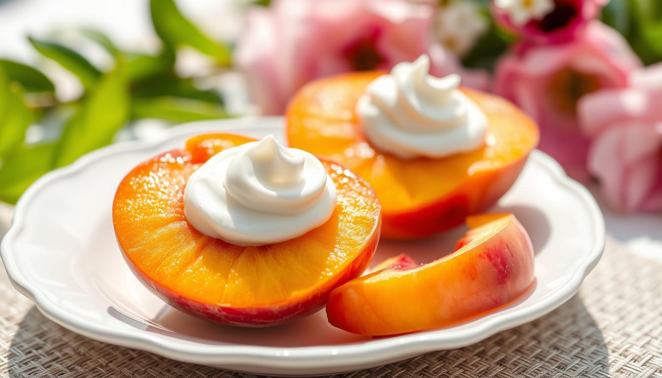 peaches and cream