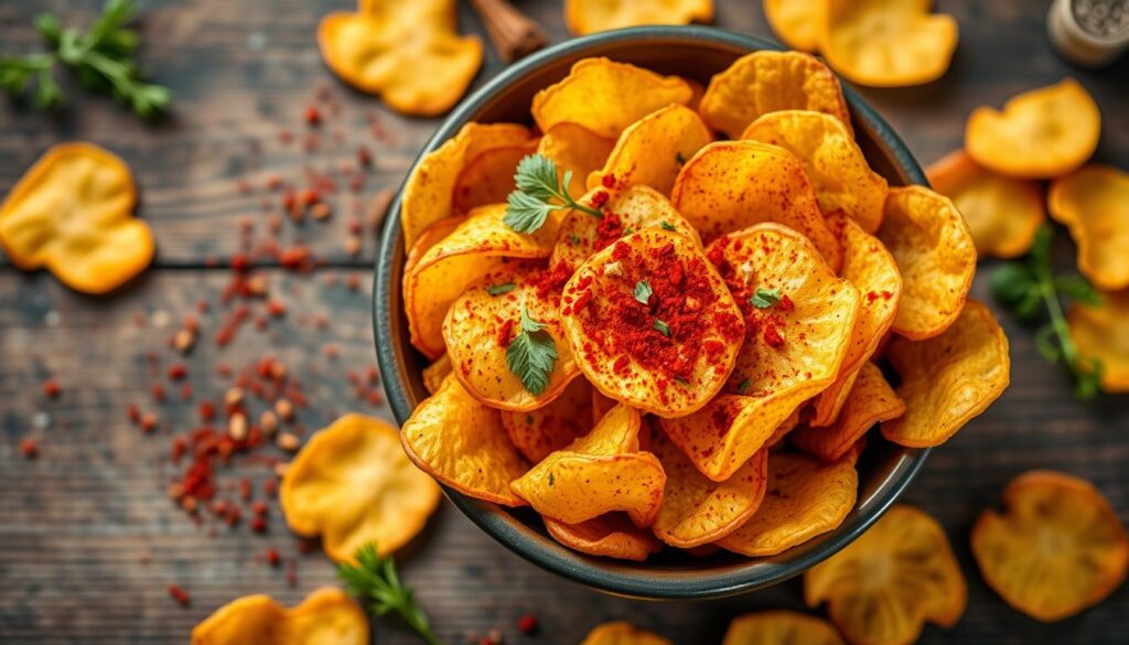 Spicy Potato Chips