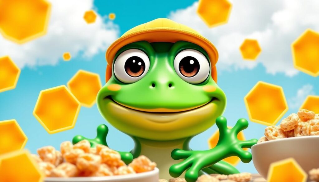 Dig'em Frog cereal mascot